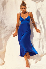 Night In August Midi Dress - Royal Blue Night In August Midi Dress - Royal Blue