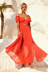Perfect Storm Maxi Dress - Red | Sage and Paige AUS.