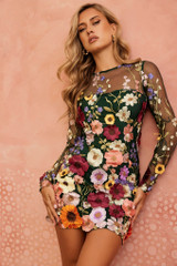 My Luck Mini Dress - Forest Green | Sage and Paige AUS. My Luck Mini Dress - Forest Green | Sage and Paige AUS.