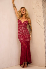 City of Angels Lace Maxi Dress - Plum | Sage and Paige AUS. City of Angels Lace Maxi Dress - Plum | Sage and Paige AUS.