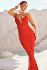 Sweet Talk Midi Dress - Red | Sage and Paige AUS.