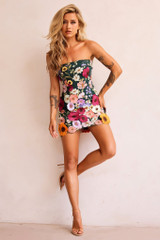 Opening Up Mini Dress - Forest Green | Sage and Paige AUS.