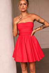 Sugar Crush Mini Dress - Red | Sage and Paige AUS.