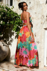 Taking It Maxi Dress - Orange Multi | Sage and Paige AUS.