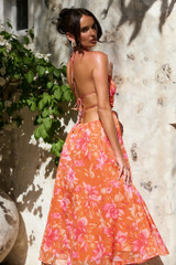 Emery Maxi Dress - Orange | Sage and Paige AUS. Emery Maxi Dress - Orange | Sage and Paige AUS.