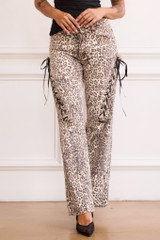 All Out Jeans - Leopard | Sage and Paige AUS.