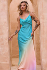 Hutch The Ridge Maxi Dress - Ocean Multi | Sage and Paige AUS.