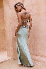 In Her Eyes Maxi Dress - Sage | Sage and Paige AUS. In Her Eyes Maxi Dress - Sage | Sage and Paige AUS.