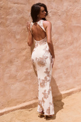 Siren Maxi Dress - Ivory | Sage and Paige AUS.