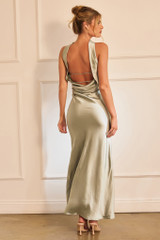 Moonlit Mirage Maxi Dress - Sage