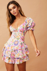 New Bloom Playsuit - Pink Multi | Sage and Paige AUS. New Bloom Playsuit - Pink Multi | Sage and Paige AUS.