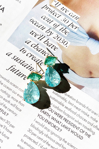 Ocean Speed Earrings - Blue | Sage and Paige AUS. Ocean Speed Earrings - Blue | Sage and Paige AUS.