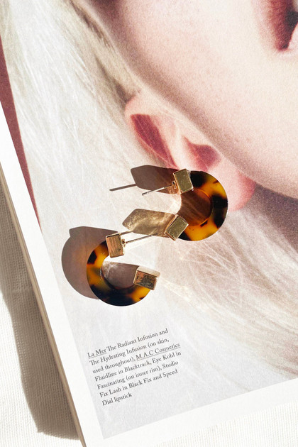 Beats For You Earrings - Brown | Sage and Paige AUS. Beats For You Earrings - Brown | Sage and Paige AUS.