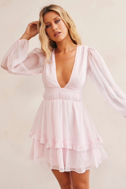 Evening Of Arts Mini Dress - Pink | Sage and Paige AUS. Evening Of Arts Mini Dress - Pink | Sage and Paige AUS.