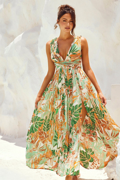 Love Language Maxi Dress - Green | Sage and Paige AUS. Love Language Maxi Dress - Green | Sage and Paige AUS.