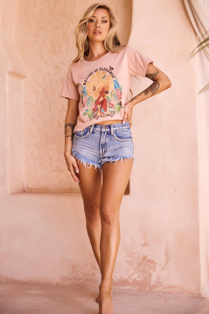Talk To Nature Tee - Mocha | Sage and Paige AUS.