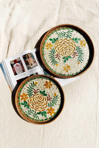Olsen Tray Set - Yellow | Sage and Paige AUS. Olsen Tray Set - Yellow | Sage and Paige AUS.