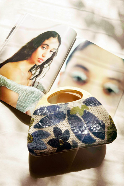 Sweet Dreamer Clutch Bag - Blue | Sage and Paige AUS.