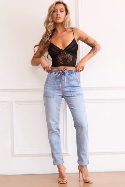 Pretty Lies Jeans - Blue | Sage and Paige AUS.