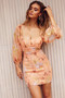 Sadie Dress - Orange | Sage and Paige AUS.