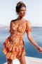 Find My Way To You Dress - Orange | Sage and Paige AUS.