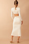Good Things Midi Dress - Beige | Sage and Paige AUS.