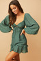 Xena Mini Dress - Forest Green | Sage and Paige AUS.