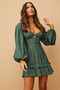 Xena Mini Dress - Forest Green | Sage and Paige AUS.