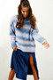 Bliss Knit Oversize Sweater - Blue | Sage and Paige AUS.