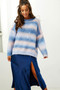 Bliss Knit Oversize Sweater - Blue | Sage and Paige AUS.