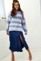 Bliss Knit Oversize Sweater - Blue | Sage and Paige AUS.