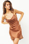 French Kiss Mini Dress - Chocolate | Sage and Paige AUS.