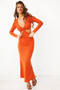 Good Things Midi Dress - Rust | Sage and Paige AUS.