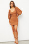 Kenny Mini Dress - Tan | Sage and Paige AUS.