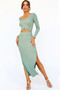 One in a Million Midi Dress - Olive | Sage and Paige AUS.