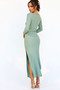 One in a Million Midi Dress - Olive | Sage and Paige AUS.