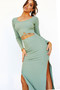 One in a Million Midi Dress - Olive | Sage and Paige AUS.