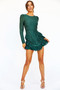 Skylar Mini Dress - Green | Sage and Paige AUS.