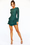 Skylar Mini Dress - Green | Sage and Paige AUS.