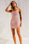 Jazzy Sequin Dress - Blush | Sage and Paige AUS.