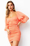 Fantasy Mini Dress - Peach | Sage and Paige AUS.