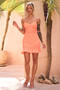 Magnify Mini Dress - Peach | Sage and Paige AUS.