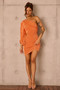 On The Screen Mini Dress - Orange