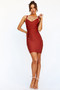Turn Around Bandage Dress - Chocolate | Sage and Paige AUS.