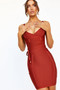 Turn Around Bandage Dress - Chocolate | Sage and Paige AUS.