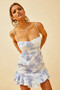 Florida Mini Dress - Blue | Sage and Paige AUS.