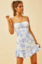 Florida Mini Dress - Blue | Sage and Paige AUS.