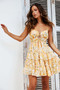 One Of A Kind Mini Dress - Yellow | Sage and Paige AUS.