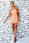 Keylime Lace Dress - Peach | Sage and Paige AUS.