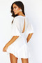 Isabelle Mini Dress - White | Sage and Paige AUS.